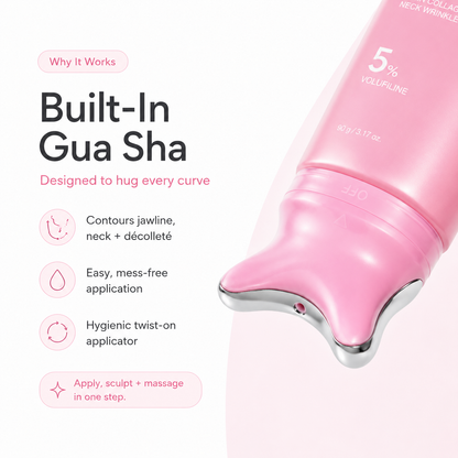 medicube PDRN Collagen Gua Sha Neck Wrinkle Cream
