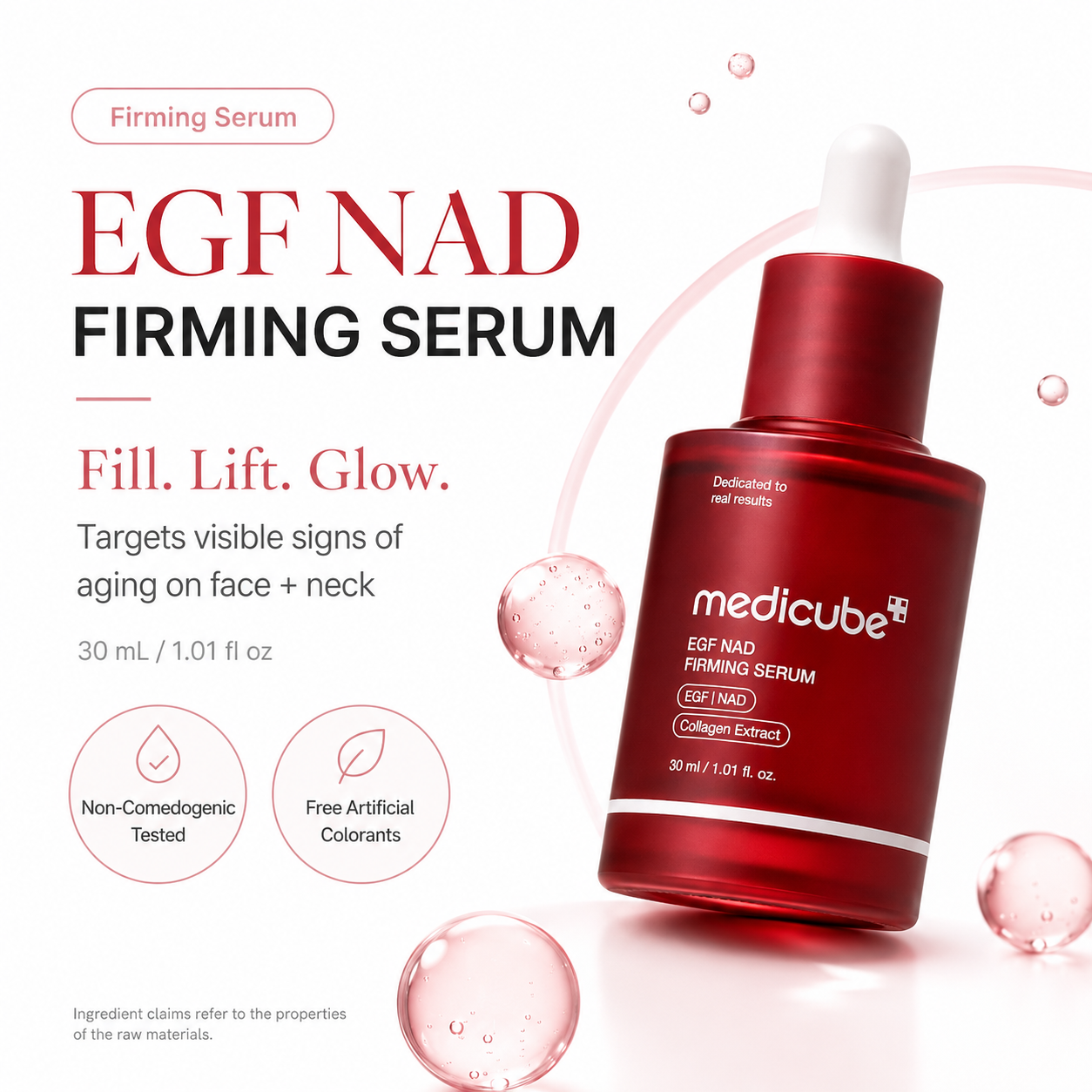 EGF Peptide, NAD+ Collagen Firming Serum