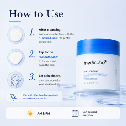 Toner Pads Zero Pore Pad