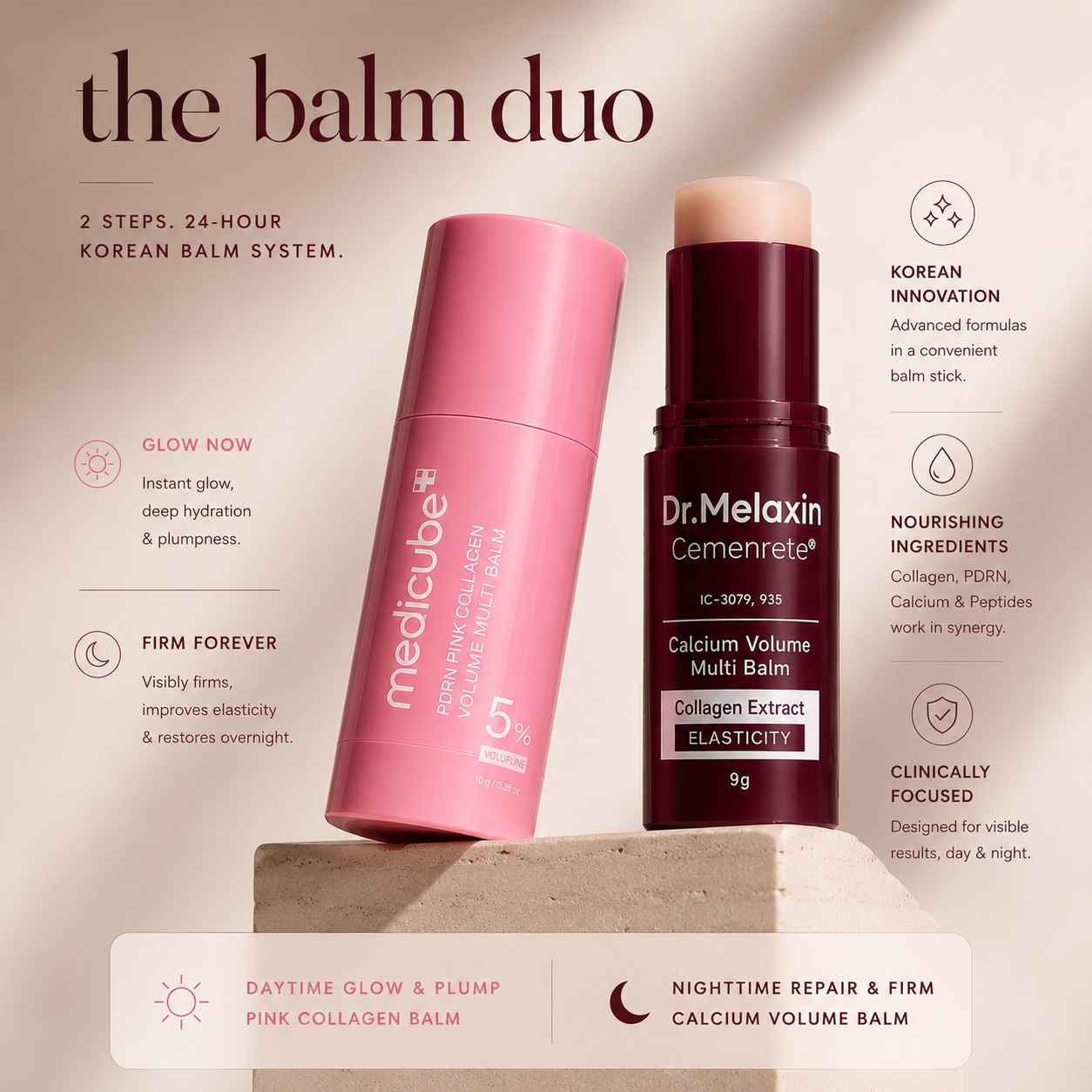 Medicube v Dr.Melaxin - The Balm Duo